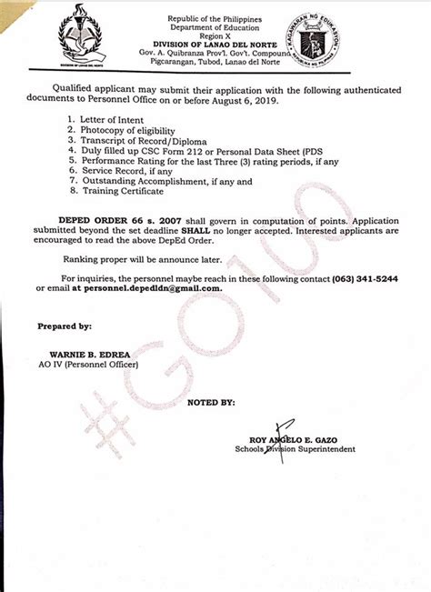DEPED LDN HRMO .